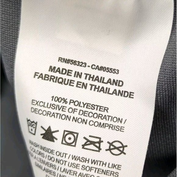 Nike Dri-Fit Polo Shirt Men's XL Grey Short Sleeve Golf Performance - Picture 6 of 6